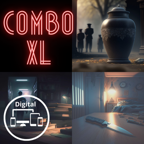 Combo XL: Diplômées, Cendres et Encre Rouge (digital)