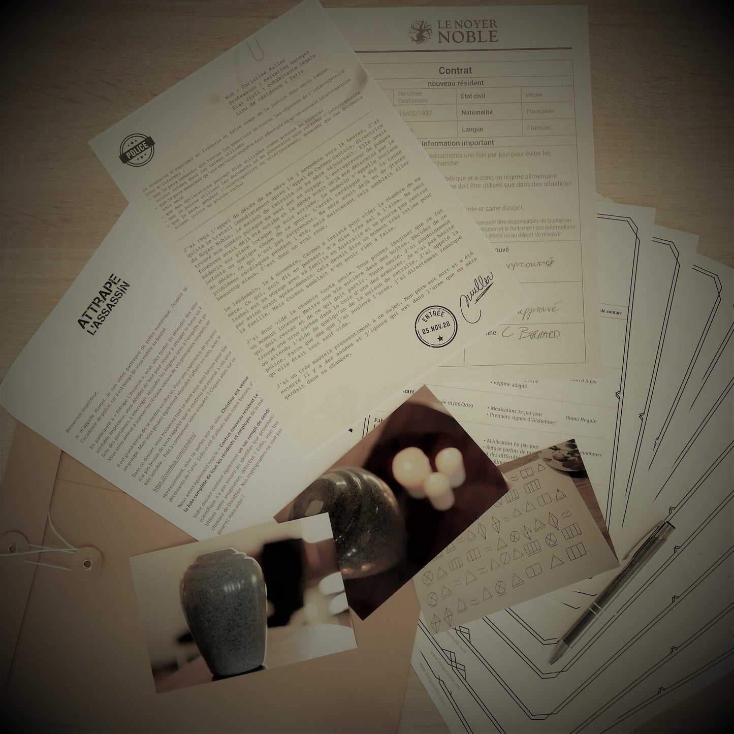 Dossier Cendres (digitale) | Attrape L'Assassin.